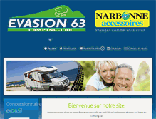 Tablet Screenshot of evasion63.fr